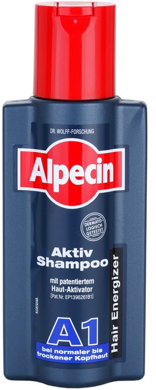 Alpecin Hair Energizer Aktiv Shampoo A1 Activerende Shampoo voor Normale tot Droge Hoofdhuid