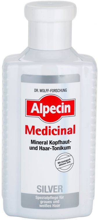 Alpecin Medicinal Silver tonik do włosów neutralizujący żółtawe odcienie