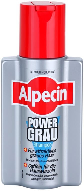 Alpecin Power Grau champô para enfatizar tons grisalhos
