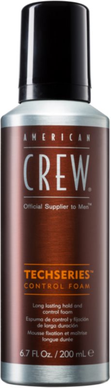 American Crew Techseries spuma pentru coafare pentru fixare de lunga durata