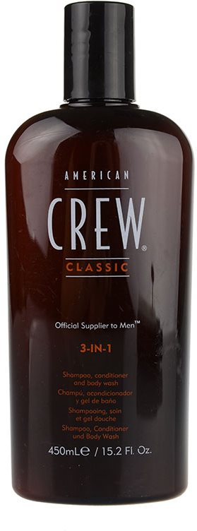 American Crew Classic šampón, kondicionér a sprchový gel 3 v 1 pro muže