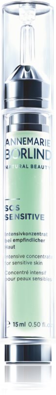 ANNEMARIE BÖRLIND Beauty Shot SOS Sensitive intenzív és koncentrált ápolás az érzékeny arcbőrre