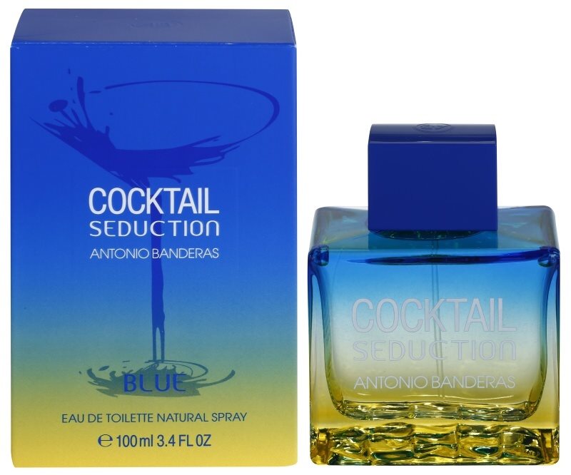Antonio Banderas Cocktail Seduction Blue toaletní voda pro muže 100 ml