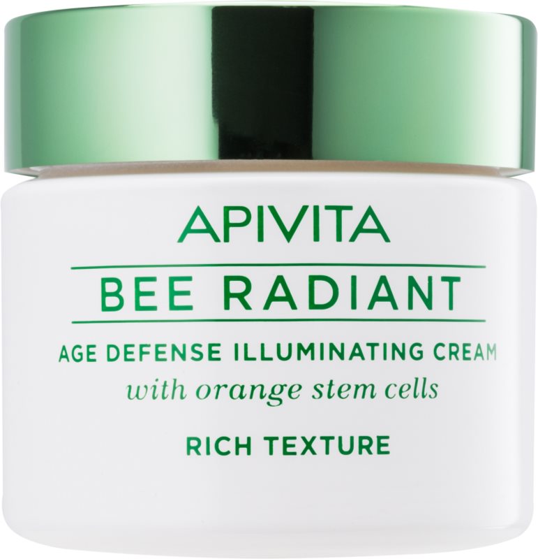 Apivita Bee Radiant aufhellende Crem gegen die Zeichen des Alterns