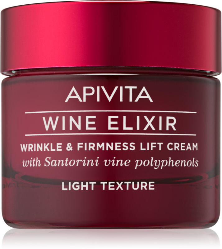Apivita Wine Elixir Santorini Vine Light Anti-Wrinkle Cream with Firming Effect
