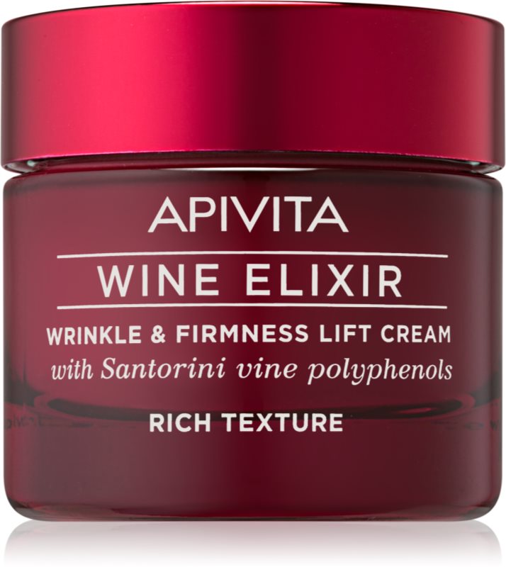 Apivita Wine Elixir Santorini Vine Reichhaltige Anti-Falten-Creme mit festigender Wirkung