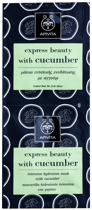 Apivita Express Beauty Cucumber Intensief Hydraterende Gezichtsmasker