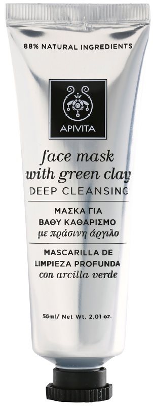 Apivita Express Beauty Green Clay Dieptereinigende Gezichtsmasker