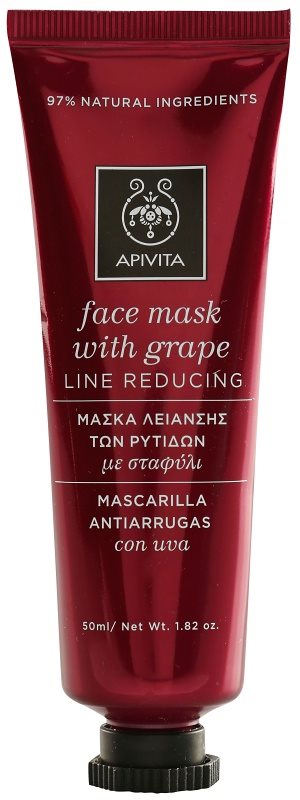 Apivita Express Beauty Grape maska proti gubam za učvrstitev obraza