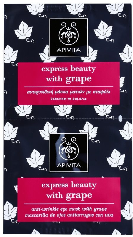 Apivita Express Beauty Grape masque anti-rides yeux