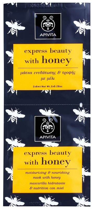 Apivita Express Beauty Honey maschera idratante e nutriente viso