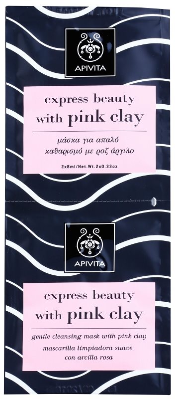Apivita Express Beauty Pink Clay Gentle Cleansing Mask