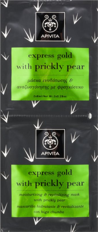 Apivita Express Beauty Prickly Pear hydratačná a revitalizačná maska na tvár