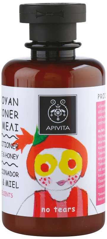 Apivita Kids Pomegranate & Honey shampoing et après-shampoing 2 en 1 pour enfant