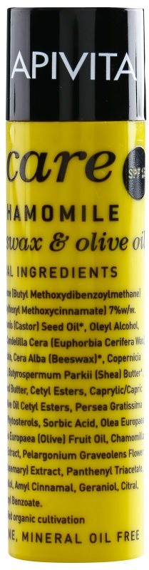 Apivita Lip Care Chamomile zaštitni balzam za usne SPF 15
