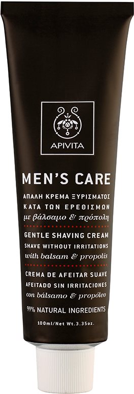 Apivita Men's Care Balsam & Propolis crema suave para el afeitado