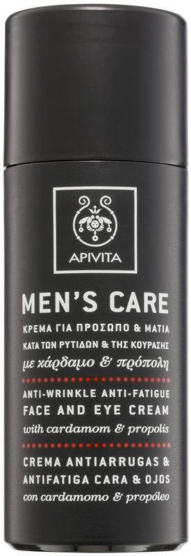 Apivita Men's Care Cardamom & Propolis crème anti-rides visage et yeux