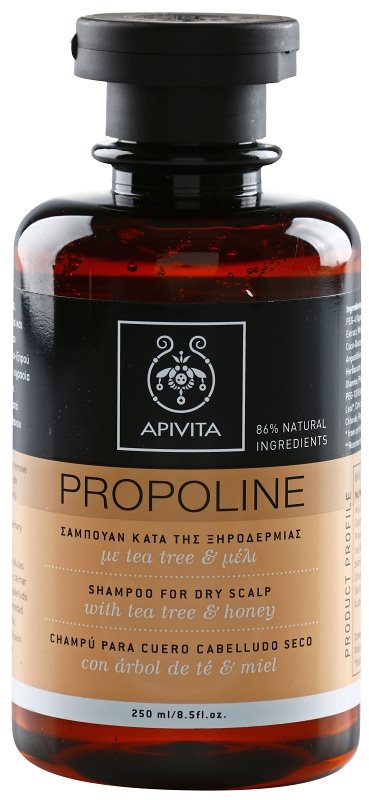 Apivita Holistic Hair Care Tea Tree & Honey Shampoo für trockene und juckende Kopfhaut