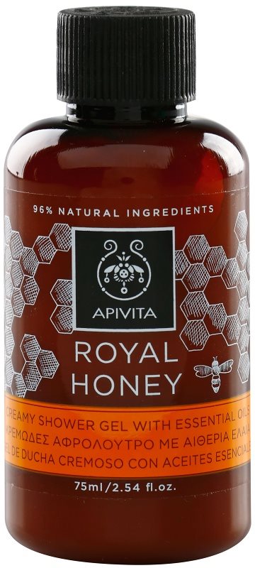Apivita Royal Honey kremowy żel pod prysznic z olejkami eterycznymi