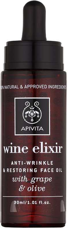 Apivita Wine Elixir Grape & Olive anti-age ulje za lice s obnavljajućim učinkom