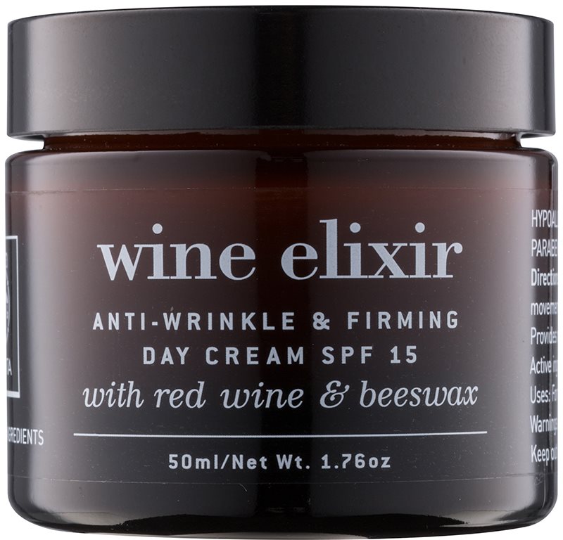 Apivita Wine Elixir Red Wine & Beeswax feszesítő és ránctalanító nappalikrém