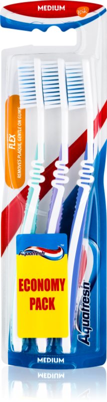 Aquafresh Flex zubní kartáčky medium