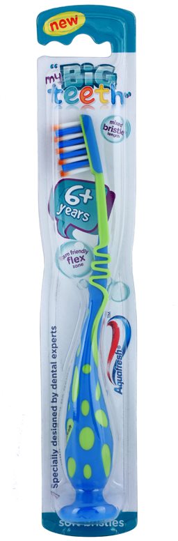 Aquafresh Big Teeth cepillo de dientes para niños suave