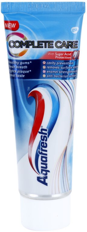 Aquafresh Complete Care zubná pasta s fluoridom