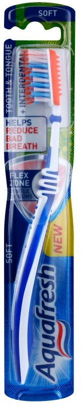 Aquafresh Tooth & Tongue szczoteczka do zębów soft