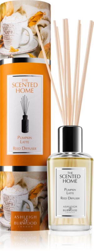 Ashleigh & Burwood London The Scented Home Pumpkin Latte Aroma Diffuser met vulling 150 ml