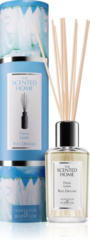 Ashleigh & Burwood London The Scented Home Fresh Linen diffuseur d'huiles essentielles avec recharge 150 ml