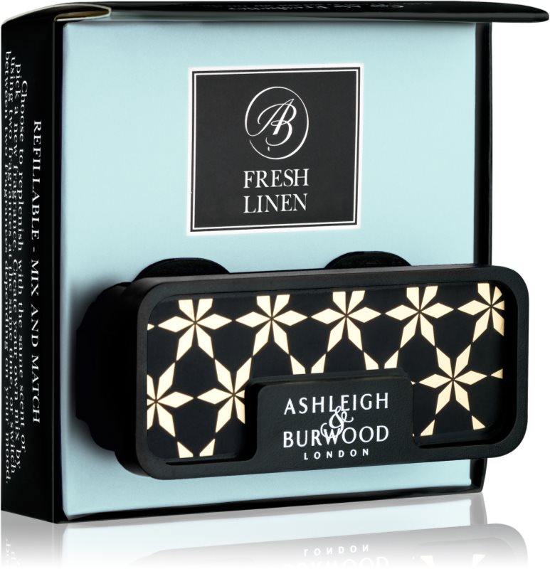 Ashleigh & Burwood London Car Fresh Linen Car Air Freshener Clip