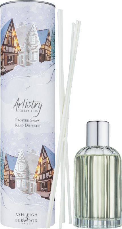 Ashleigh & Burwood London Artistry Collection Frosted Snow Aroma Diffuser With Refill 200 ml