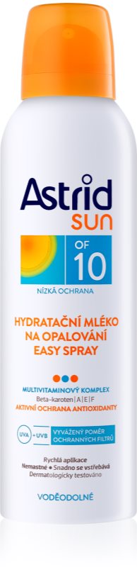 Astrid Sun Moisturising Sunscreen Lotion in Spray SPF 10