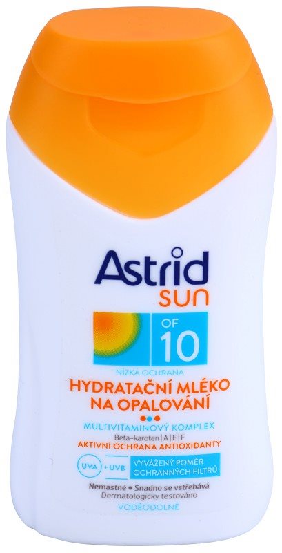 Astrid Sun lait solaire hydratant SPF 10