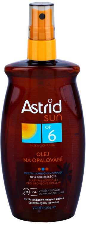 Astrid Sun olej v spreji na opaľovanie SPF 6