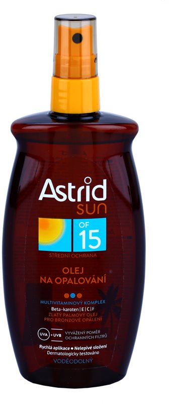 Astrid Sun olej na opalování ve spreji SPF 15