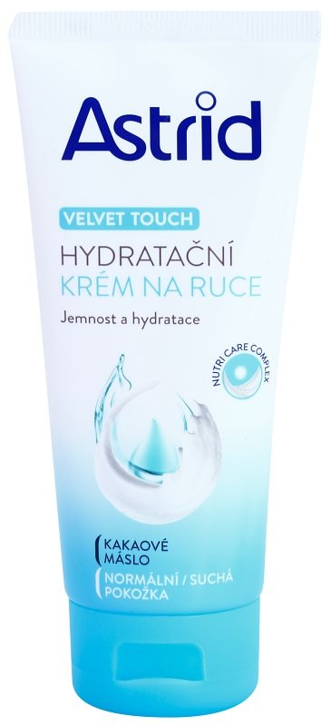 Astrid Velvet Touch crema de maini hidratanta pentru piele normala si uscata