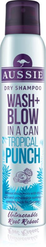 Aussie Wash+ Blow Tropical Punch Droog Shampoo