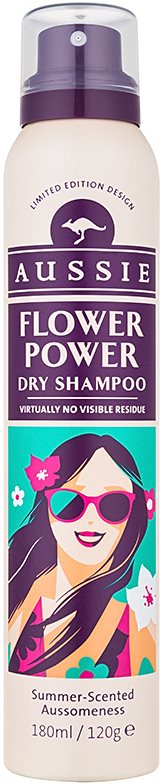 Aussie Flower Power champú seco con un suave aroma floral