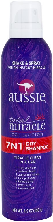 Aussie Total Miracle Collection száraz sampon spray -ben