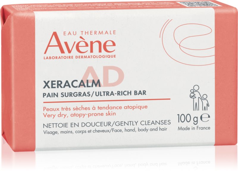 Avène XeraCalm A.D. Ultra tápláló szappan száraz és atópiás bőrre