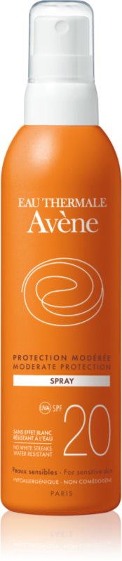 Avène Sun Sensitive spray pentru bronzat SPF 20