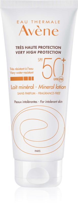 Avène Sun Minéral Protective Lotion Free of Chemical Filters and Fragrance SPF 50+