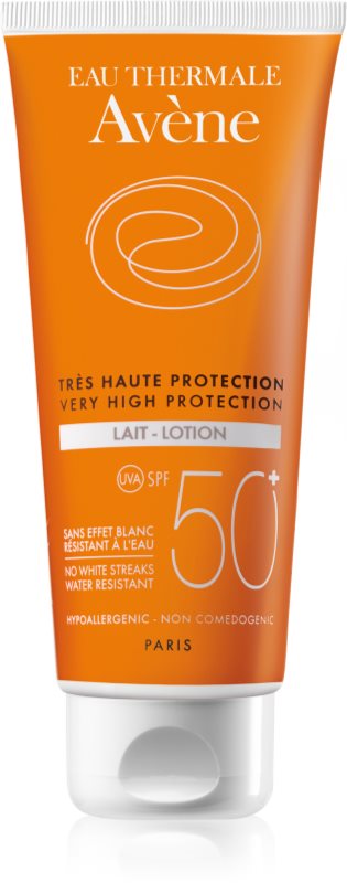 Avène Sun Sensitive mlieko na opaľovanie SPF 50+