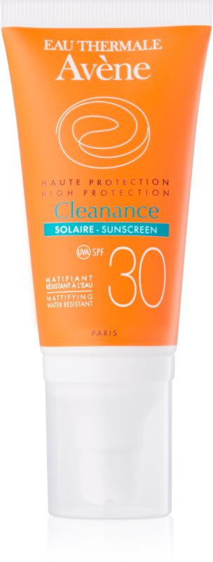 Avène Cleanance Solaire ochrona przeciwsłoneczna dla skóry trądzikowej SPF 30