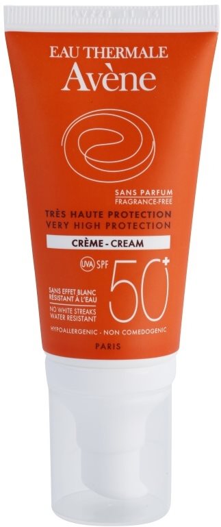Avène Sun Sensitive Bräunungscreme mit SPF 50+ Nicht parfümiert