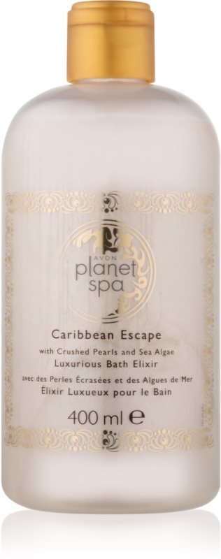Avon Planet Spa Caribbean Escape elixir para el baño con extracto de perla y algas marinas