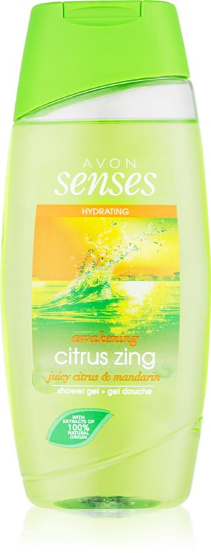 Avon Senses Awakening Citrus Zing feuchtigkeitsspendendes Duschgel
