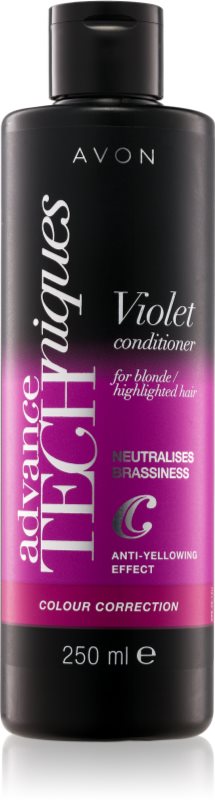 Avon Advance Techniques Colour Correction fialový kondicionér pro blond a melírované vlasy